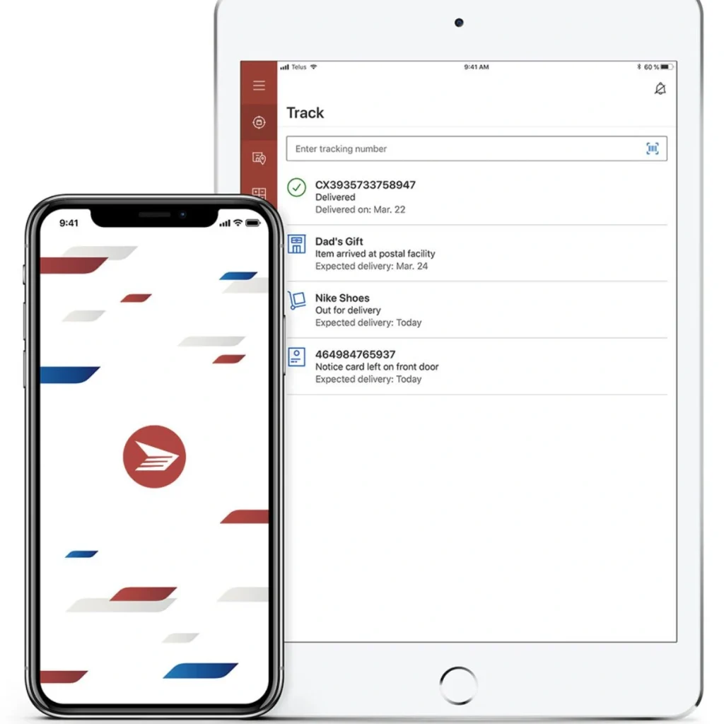 Canada Post Tracking Package